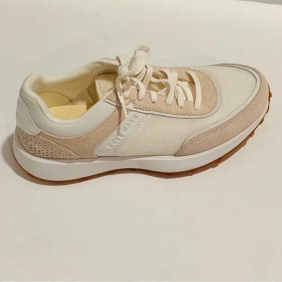 Cole Haan Neutral Mesh & Suede Women's Beige and Light Pink Sneakers 7.5 - Picture 10 of 13